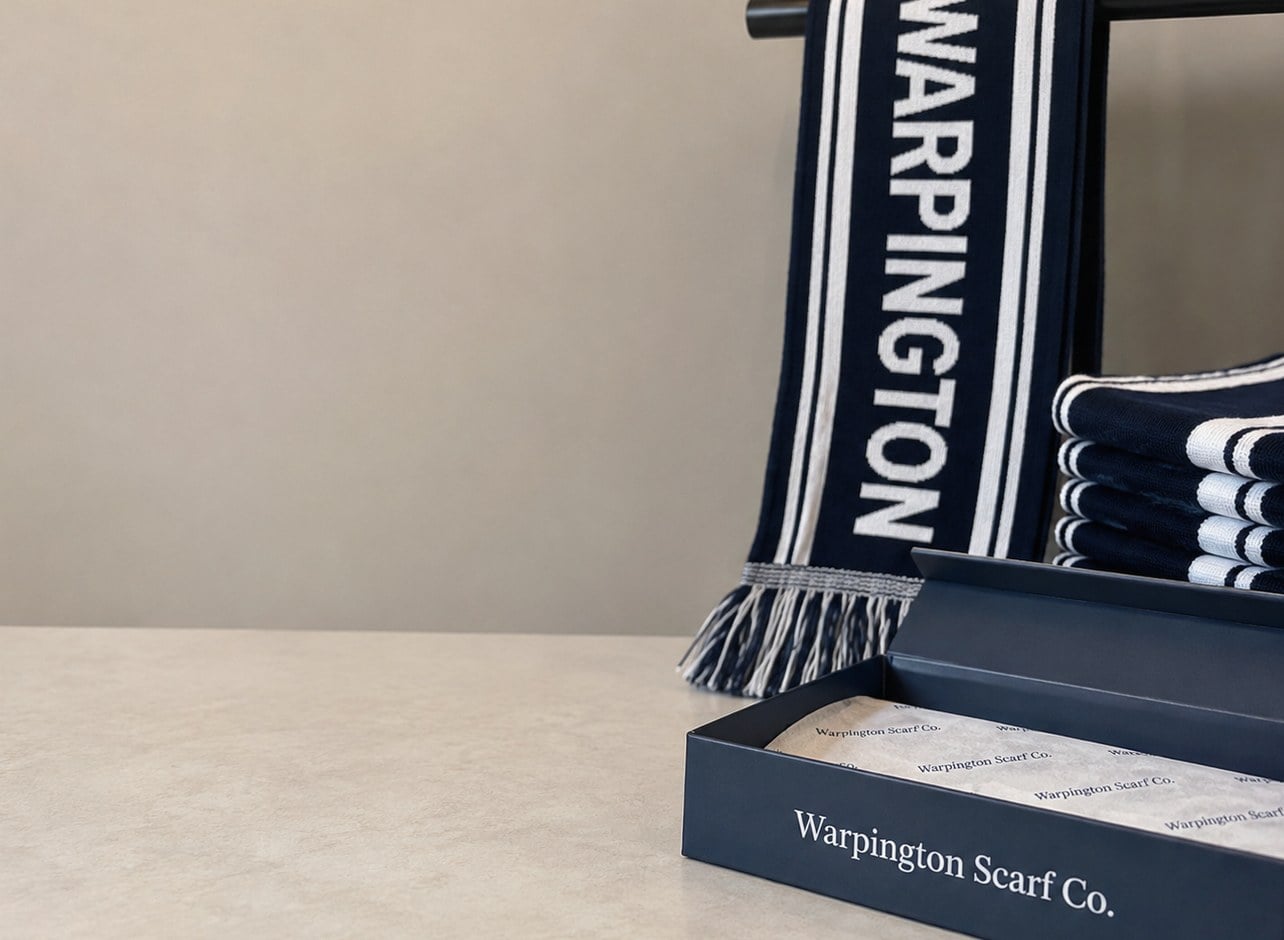 Custom printed scarves with logo