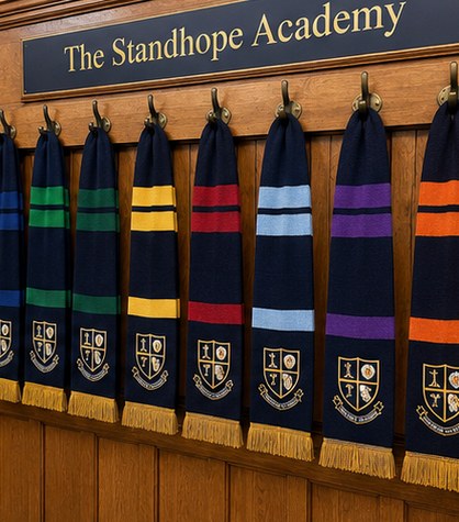 Customized scarves for corporate and uniform teams