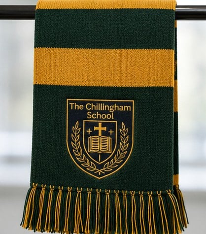 School & Club Scarves with custom branding